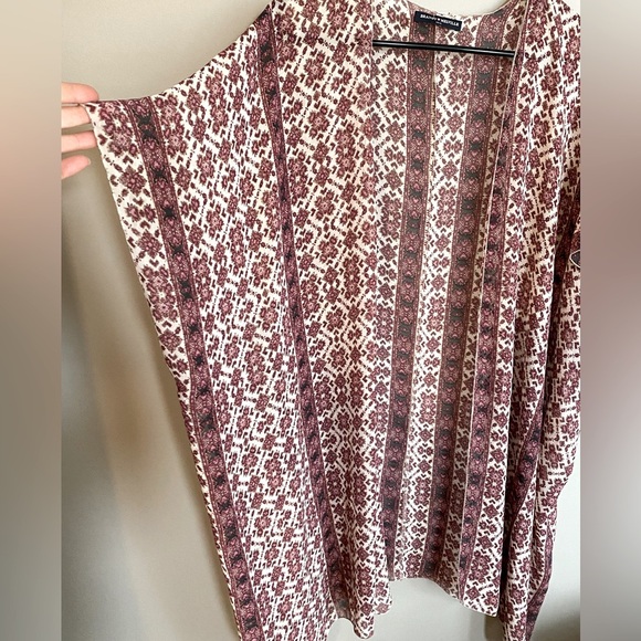 Brandy Melville Boho Beach Cover Kimono Size Small - Picture 2 of 6